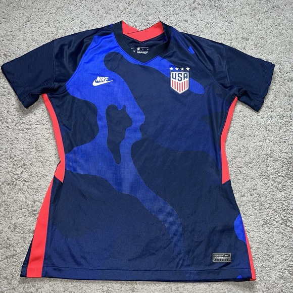 Nike Women's USA Soccer Breathe Away Jersey Size Medium 2020-21 CD0907-475 USWNT - Picture 2 of 5